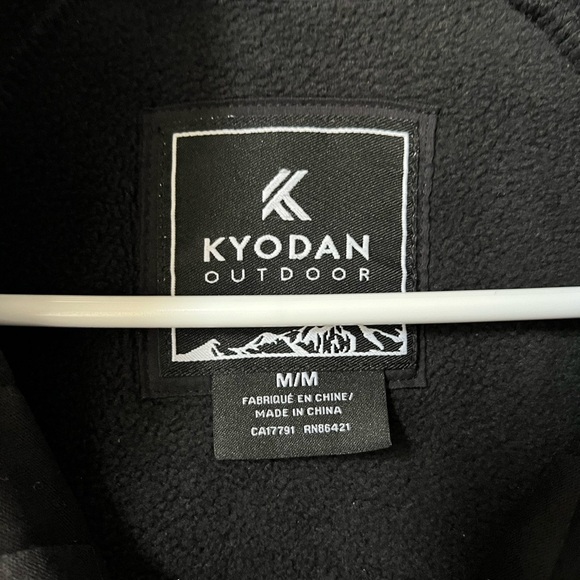 Kyodan Outdoor Polar Fleece Popover Snap Collar Crop Jacket - Picture 3 of 4